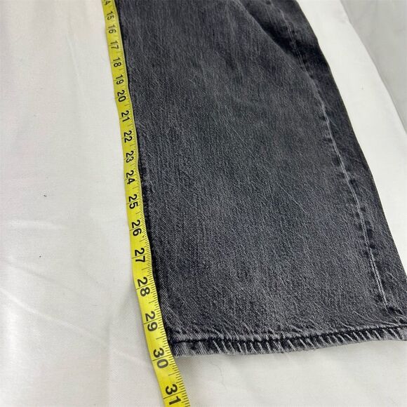 American Eagle Women's Baggy Jeans Size 20 Black Dark Wash Denim - Picture 10 of 10